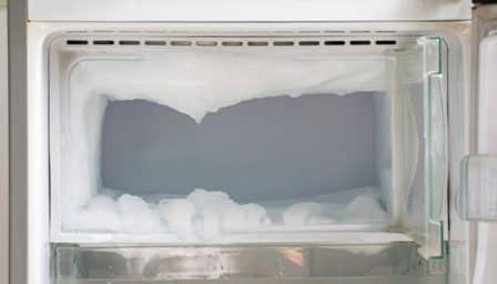 frost inside the freezer
