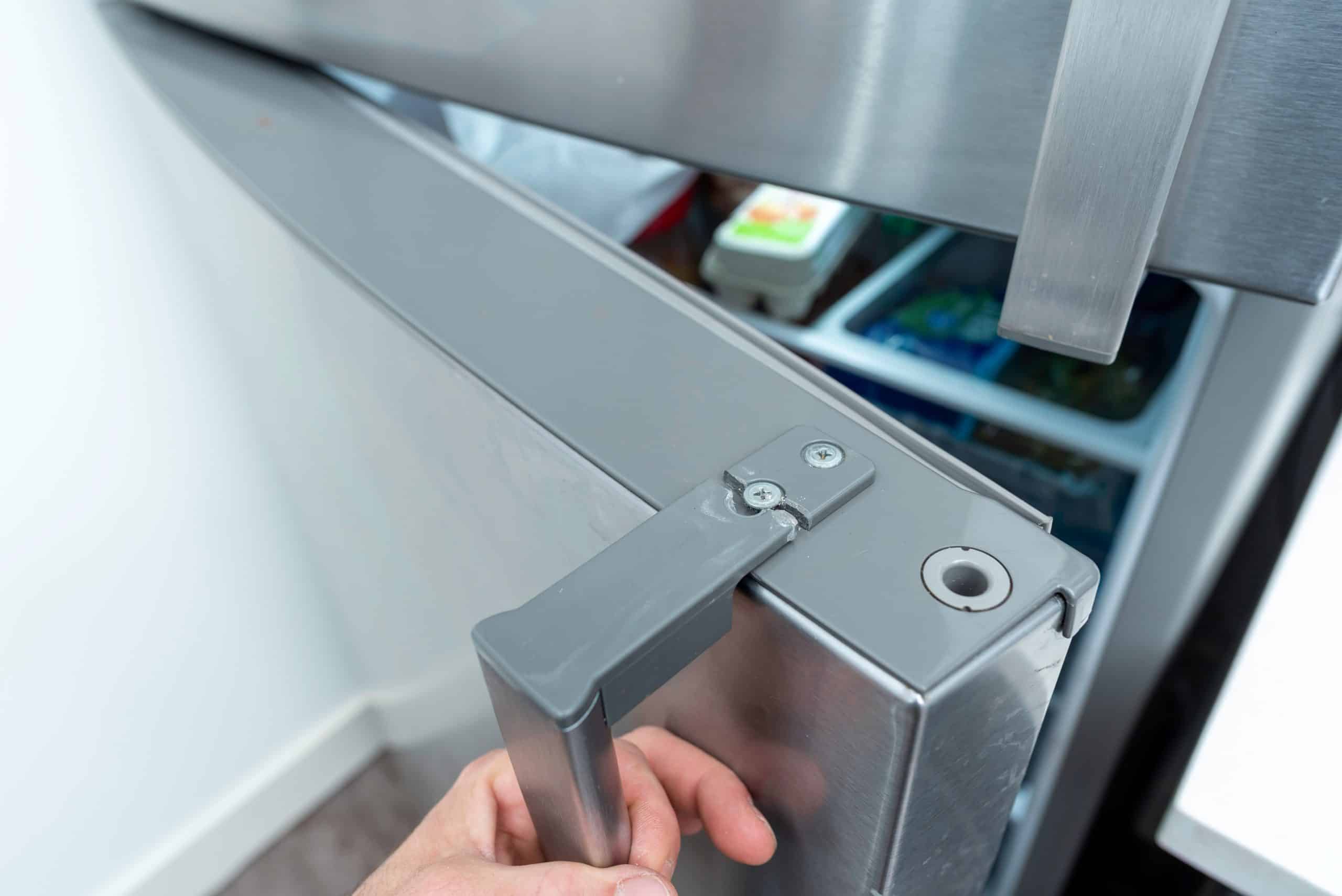 fridge door opening