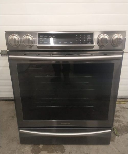 stainless steel oven newly repaired