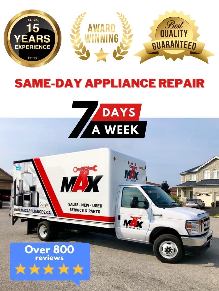 same day appliance repair service in Oakville