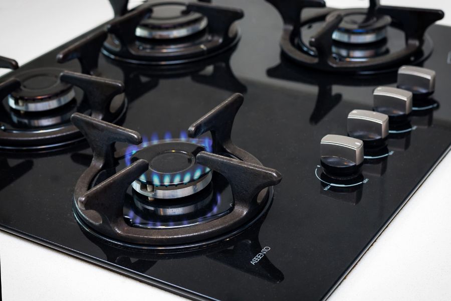 How can I address a stove burner that's not turning off