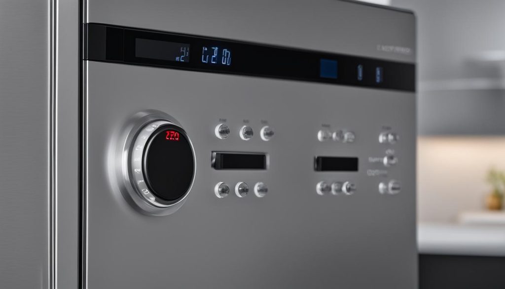 How do I troubleshoot problems with my fridge's temperature controls?