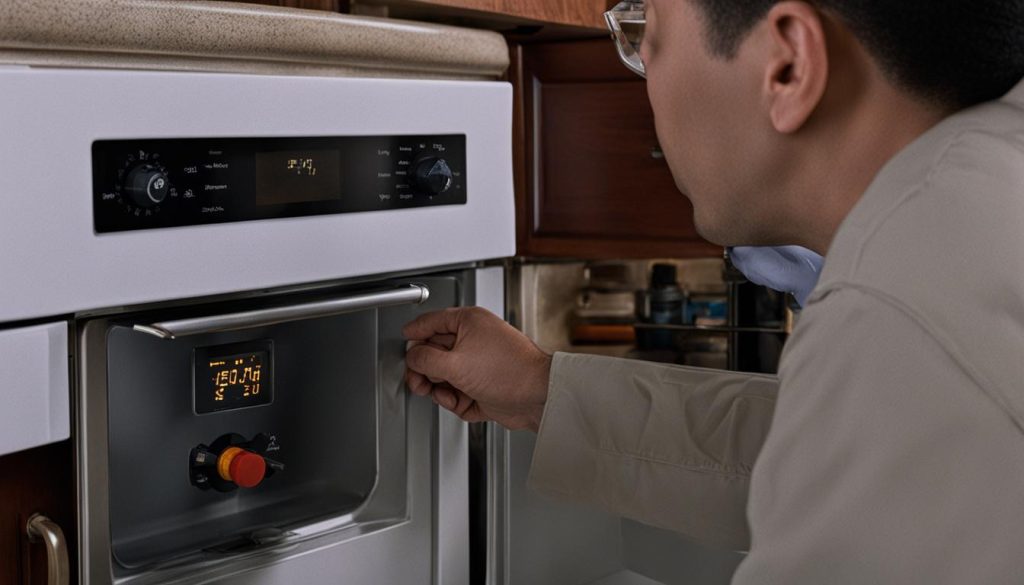 Professional assistance for a malfunctioning oven timer
