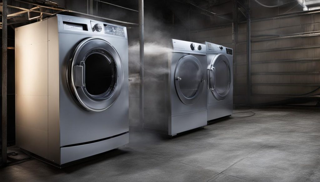 Why is my dryer producing a burning smell?